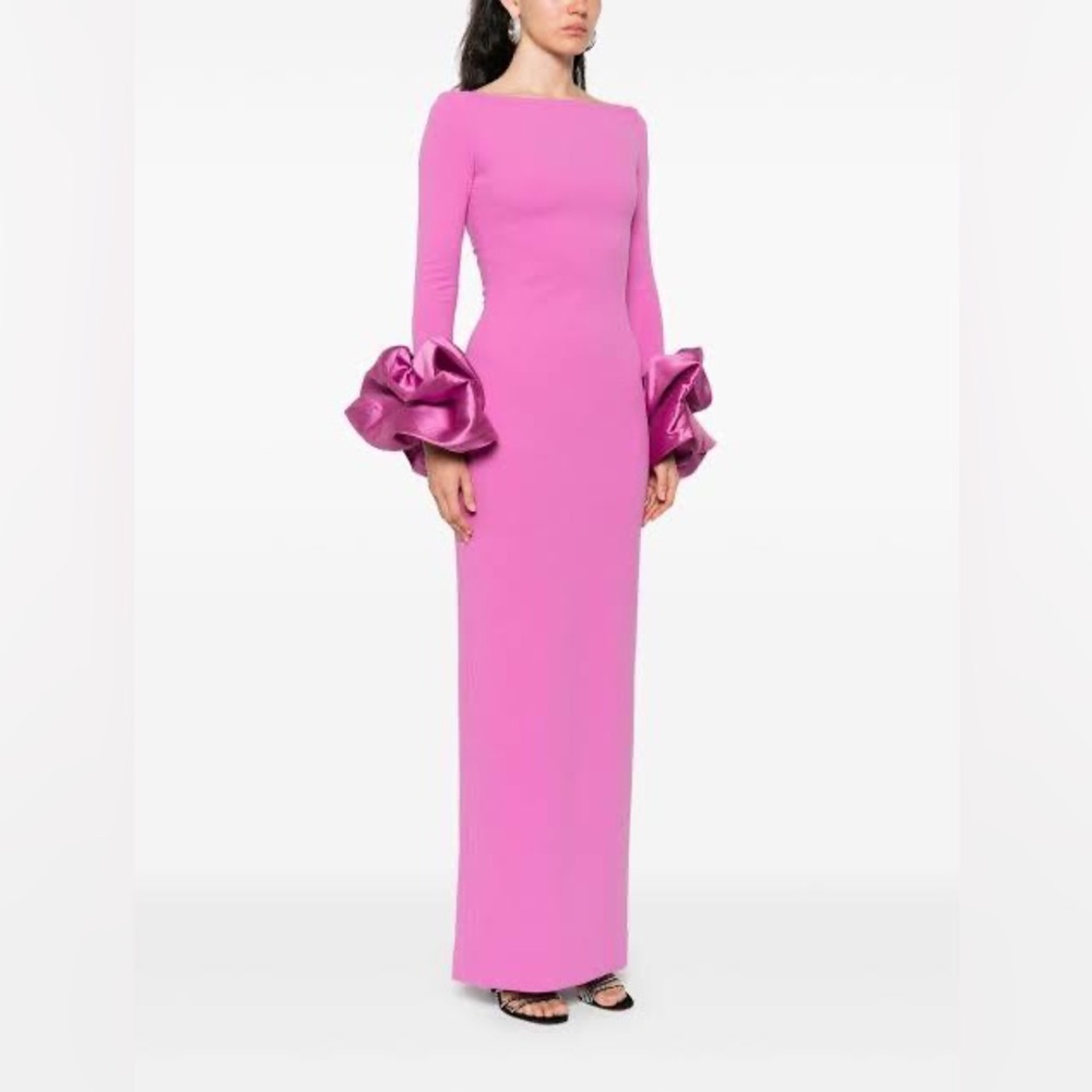 Solace London The Talia Maxi Dress in Berry Pink RRP$706 - Picture 1 of 9